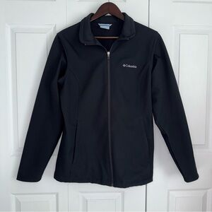 Columbia Kruser Ridge Softshell Jacket Black Women’s size Large Omni Shield